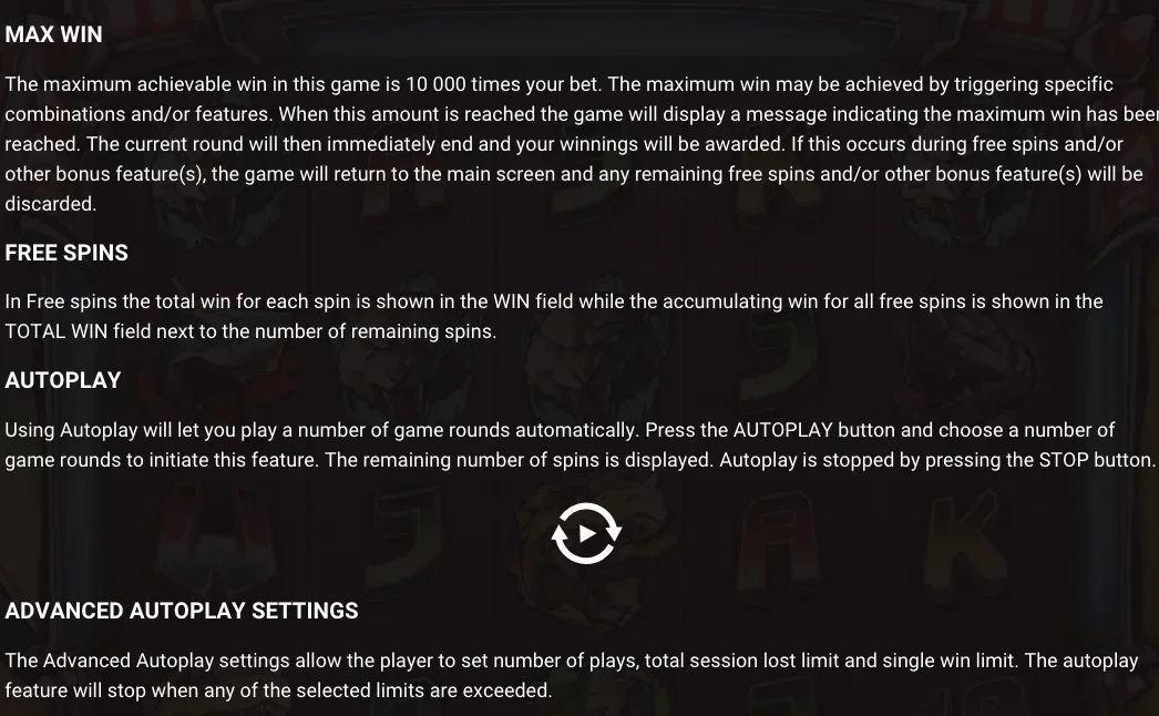 Free Spins Feature Screenshot 2