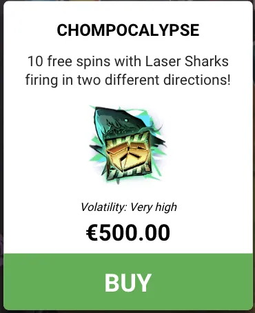 Laser Sharks Feature Icon