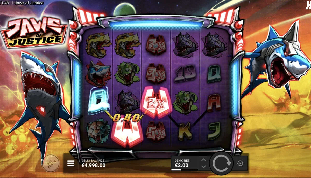 Jaws of Justice - Big Win Screenshot