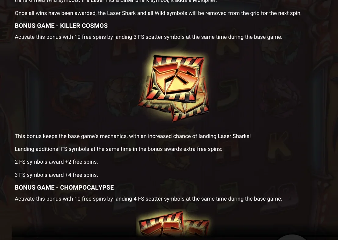 Jaws of Justice - Nuclear Nebula Bonus Game